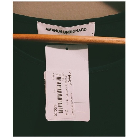 Amanda Uprichard Spruce‎ Green Side Tie Gorgeous Dress - Picture 6 of 8